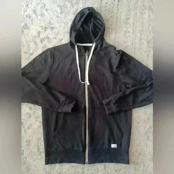 Marine Layer Unisex Black Creativity for All Full Zip Hoodie S - Picture 7 of 14